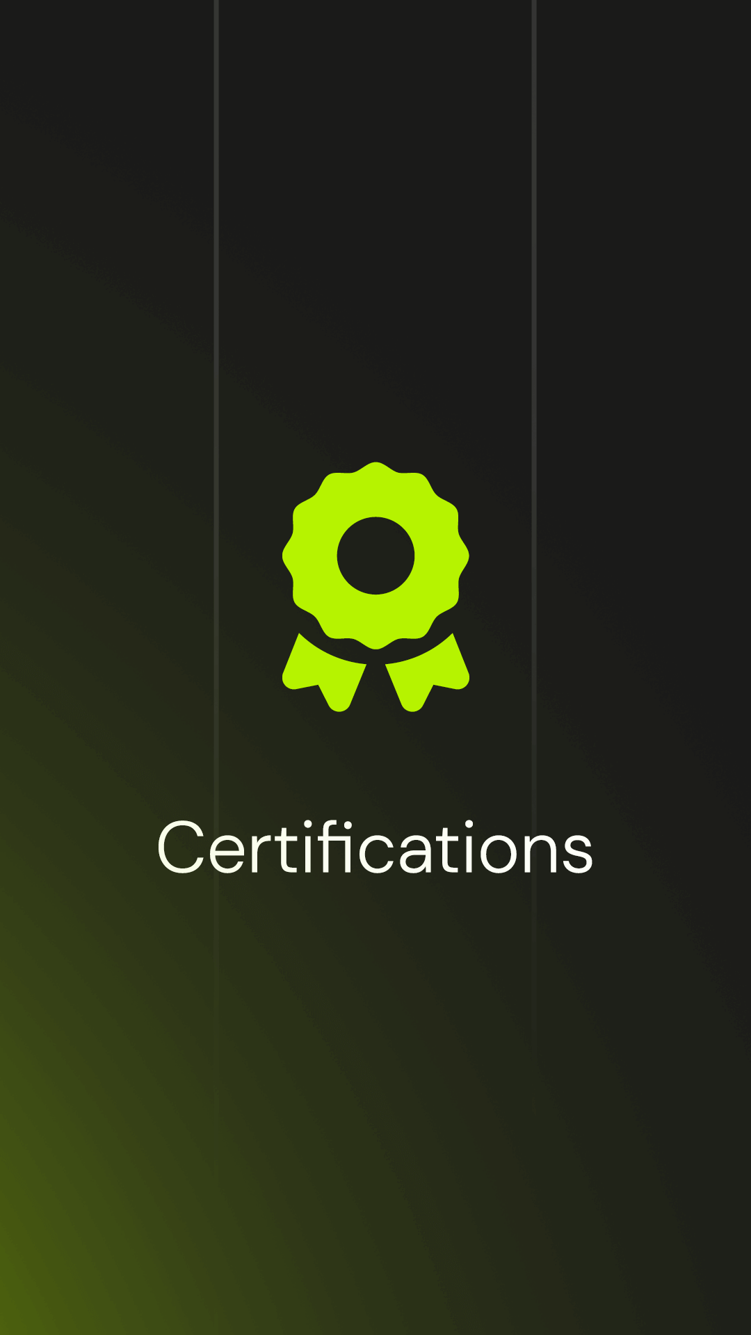 certifications