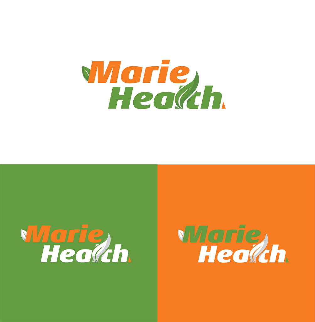 Identité visuelle pour Marie Health présentation marie health