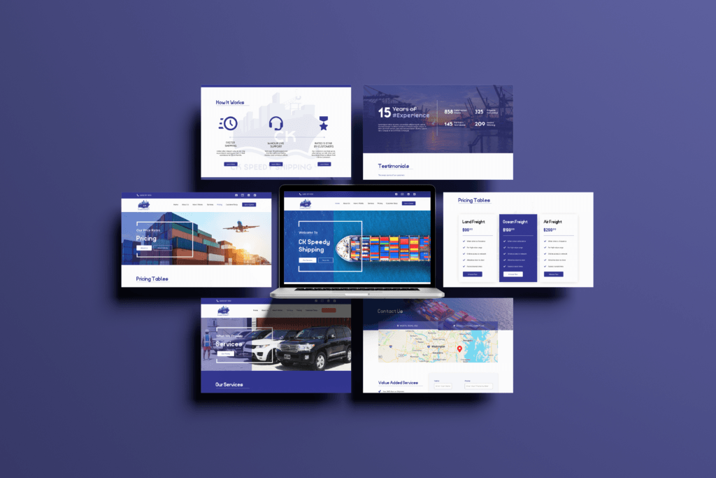 Site Web pour CK Speedy Shipping LLC lw 3