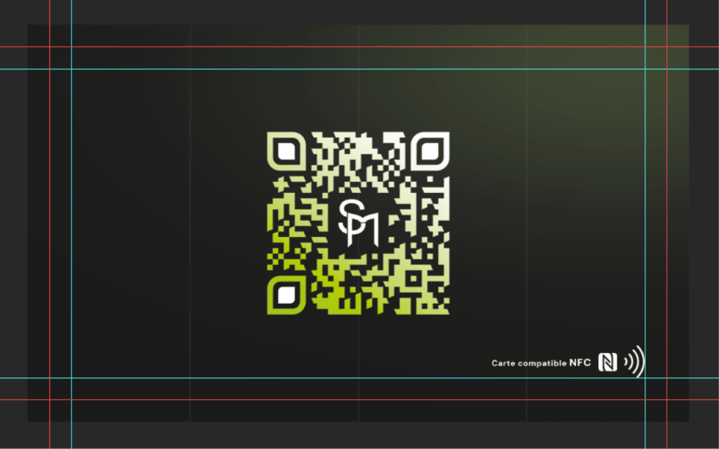 Carte d’affaires NFC intelligente image