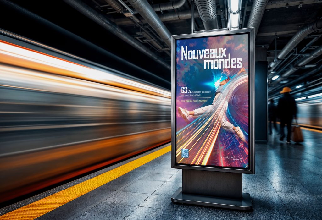 Affiche de sensibilisation - IA et créativité 11622704